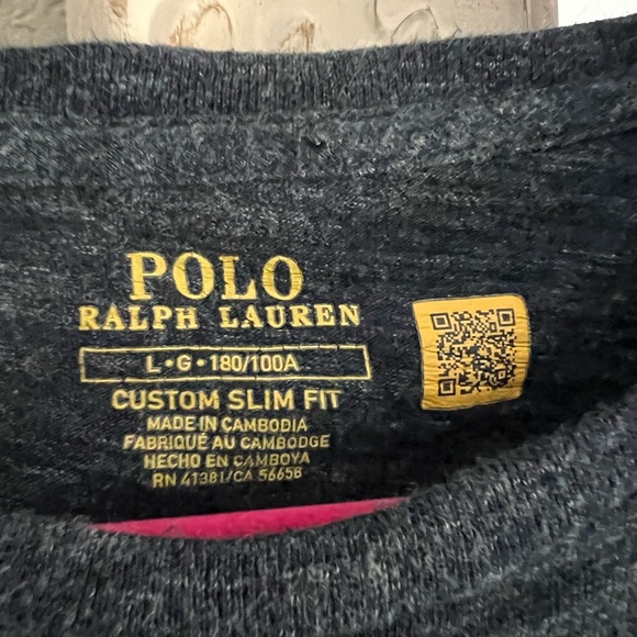 Polo by Ralph Lauren Men's Navy Shirt - Picture 3 of 4